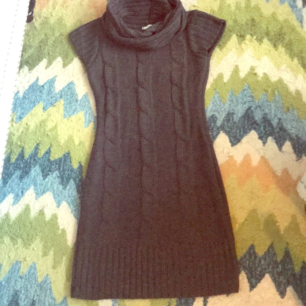 Pink Rose cap sleeved sweater dress